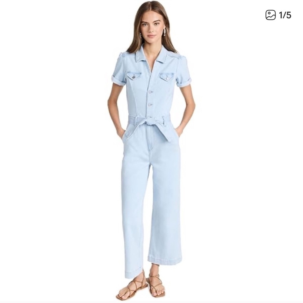 NWT Paige Light Blue Jumpsuit